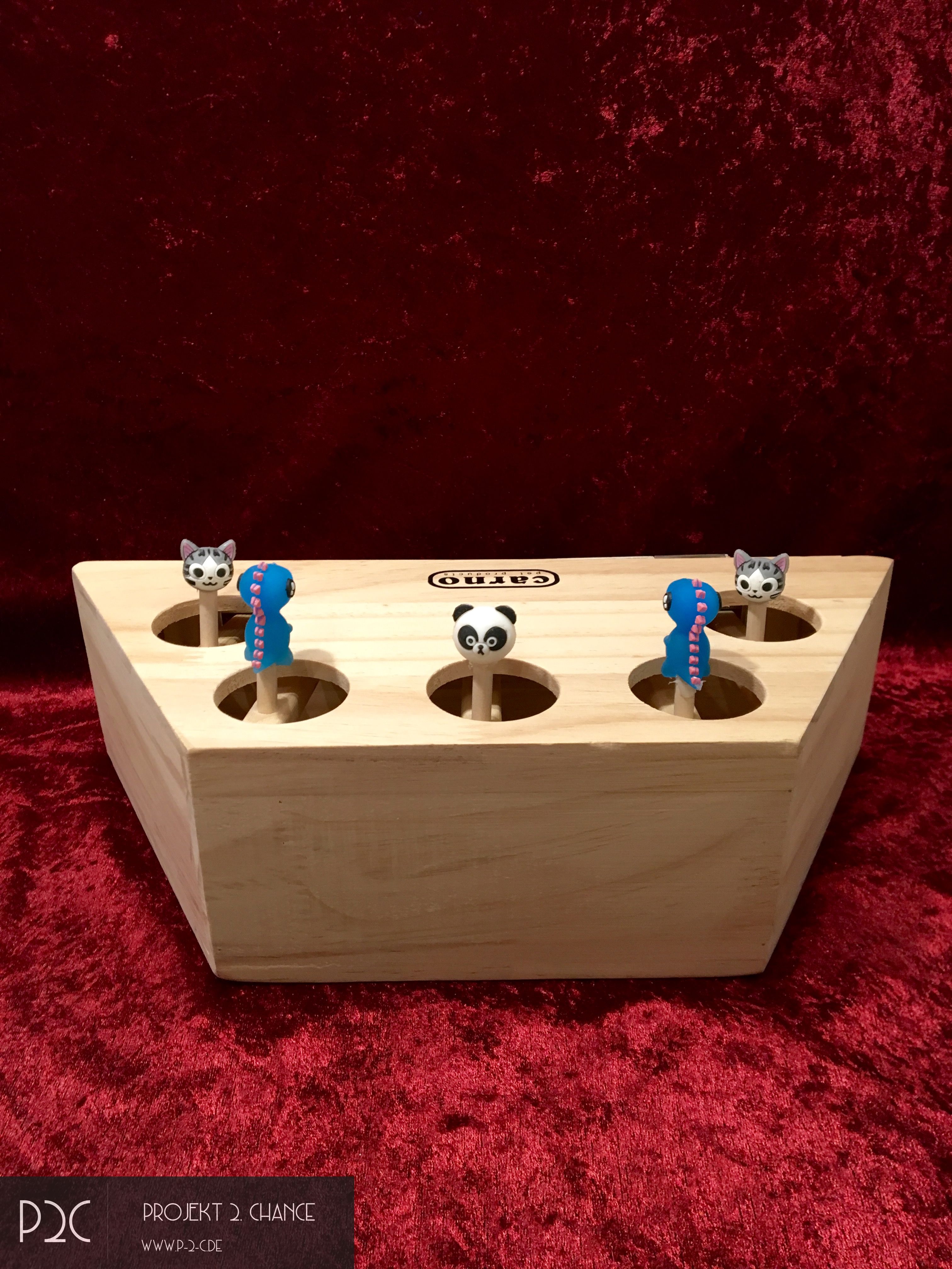Katzenholzspielzeug