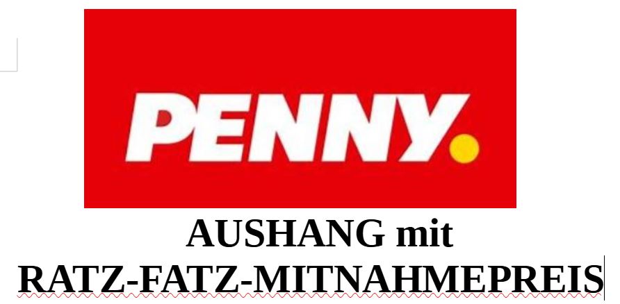 P2C - PROJEKT 2.CHANCE - Penny-Aushang